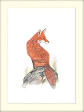 Load image into Gallery viewer, Red Fox Limited Edition Signed Giclee Print by Helen Elizabeth Studios
