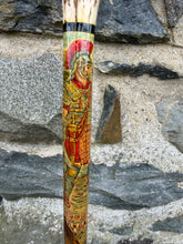 Load image into Gallery viewer, Roman Soldier and Lion Antler handled country thumb stick
