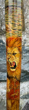 Load image into Gallery viewer, Roman Soldier and Lion Antler handled country thumb stick
