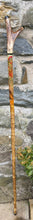 Load image into Gallery viewer, Roman Soldier and Lion Antler handled country thumb stick
