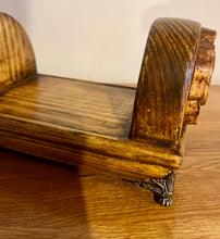 Load image into Gallery viewer, Rustic Book Shelf Holder Case with Rose Design Small Ideal for paper backs by Helen Elizabeth
