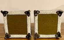 Load image into Gallery viewer, Rustic Roe Deer Stag Horn Antler Pair Candle Stick Holders by Helen Elizabeth Studios
