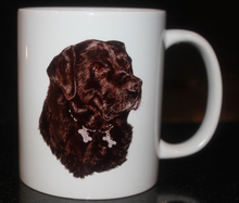 Load image into Gallery viewer, black labrador mug by Helen Elizabeth
