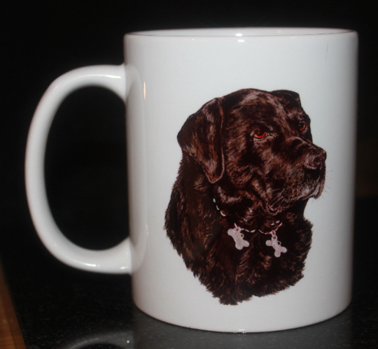 black labrador mug