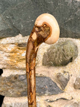 Load image into Gallery viewer, Helen Elizabeth studios Hazel Coppice Knob ball walking stick
